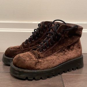 Nordstrom Velvet Platform Boots